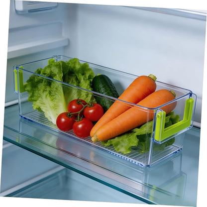 KICHOUSE Fridge Organization Fridge Organizer Kit Can Organizer for Refrigerator Storage Kitchen Storage Box Handle Design