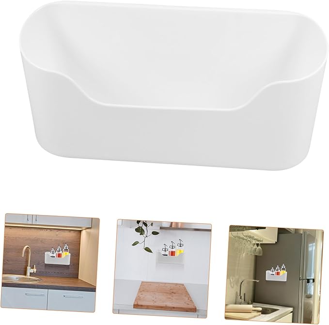 KICHOUSE 2pcs Wall Mount Kitchen Shelves Bottle Organizer Storage Case for Bathroom Kitchen Accessories