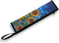 COEQINE Sunflower Utensil Case For Travel Blue Starry Sky Print Cutlery Flatware Organziers for Straw Spoon Fork Chopsticks Travel Frok Spoon Knife With Case And Handle