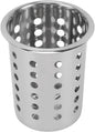 TOPINCN Stainless Steel Utensil Holder, Multifunctional Design Large Capacity Organizer for Knives, Forks, and Chopsticks, Convenient and Practical (With Holes)