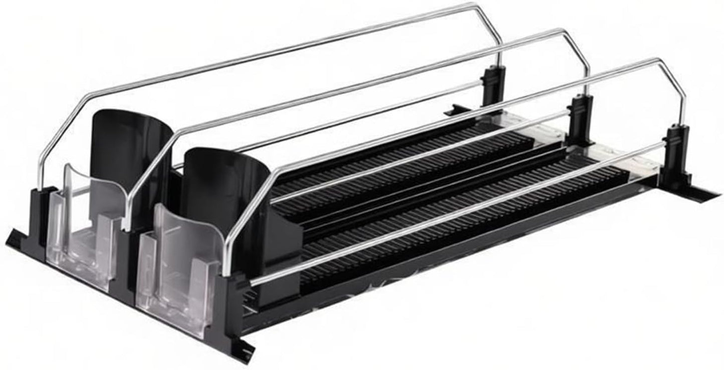 Fridge Automatic Can Dispenser Drink organizer for fridge Grab-and-Go, Auto-Restocking(18 x 41 cm)