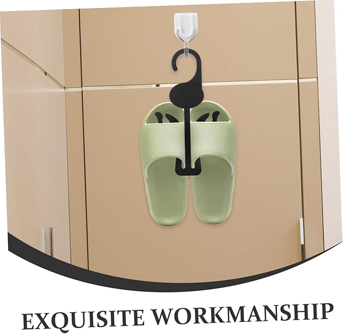 Luxshiny 20pcs Slipper Drying Rack Shoe Organizer Hanging Hooks Decorative Shoe Rack for Home
