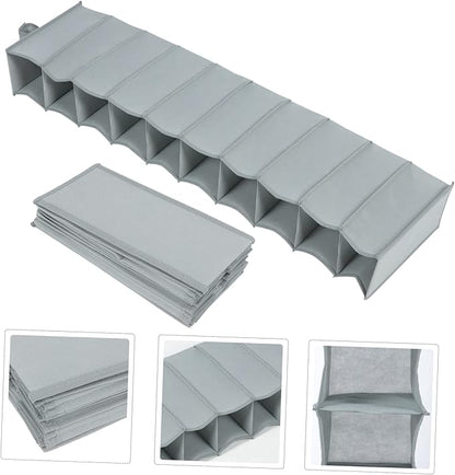 Multi-layer Foldable Shoe Rack Organizer for Closet Compact Hanging Storage Bag for Bedroom Living Room Bathroom and Laundry Room Space-saving Design for Easy Access