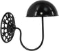 Owlgift Vintage Wall Mount Hat & Coat Rack – Rustic Black Decorative Iron Holder for Hats, Scarves, Helmets & Wigs – Retro Entryway Wall Organizer for Home, Store, Restaurant or Hotel Use