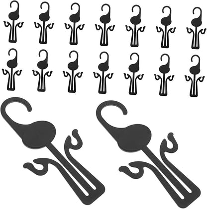 Luxshiny 20pcs Slipper Drying Rack Shoe Organizer Hanging Hooks Decorative Shoe Rack for Home