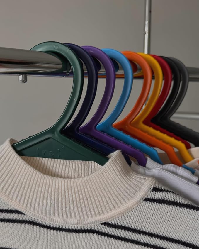 100% Recycled Ocean and Ocean Bound Plastic Sustainable Adult Hanger (Lt. Blue)