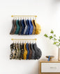Viklluyr Hat Organizer for Baseball Caps Hat Rack with 20 Hooks - Sturdy Metal Hat Storage Wall Mounted Caps Hanger Set of 2 for Closet Door Bedroom Entryway Laundry(Gold)