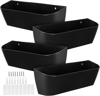Happyyami 4 Mounted Shoe Rack Expandable Hanging Shoe Organizer for Closet Entryway and Bathroom Space-Saving Slipper Holder Adjustable Slots