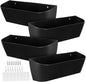 Happyyami 4 Mounted Shoe Rack Expandable Hanging Shoe Organizer for Closet Entryway and Bathroom Space-Saving Slipper Holder Adjustable Slots