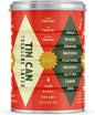 Retro Tin Can, Studio MPLS Designs, Collectable, Peel & Stick Valved End with Metal Lid, 8-12oz (4.0625 x 5.5 in) (Treasure Saver Design)