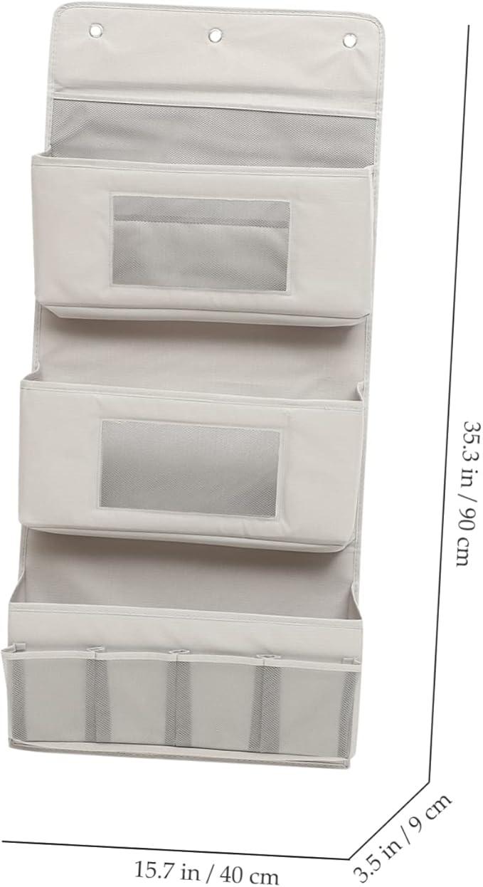Multi Layer Door Hanging Storage Pouch Over The Door Organizer for Living Space Breathable and Design for Living Bedroom Bathroom