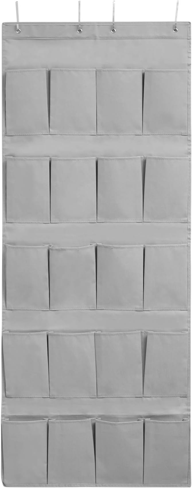 DormCo Hanging Over-The-Door Shoe Pockets - TUSK College Storage - Gray
