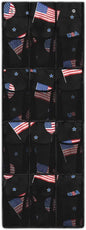 Shoe Organizer Door Hanger,American Flag Design Shoes Hanger Storage Organizer Bag for Bedroom,Hanging Shoe Storage Hanging Bag Waterproof Reusable