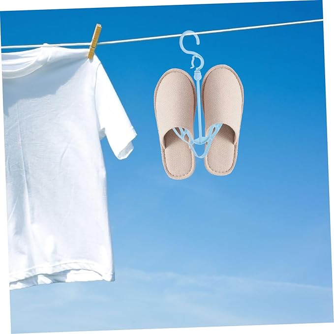 Hemobllo 2pcs Plastic Shoe Drying Rack Hanging Organizer Shoe Storage Clips Lightweight