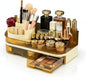 Makeup Organizer with Dual Drawers - Large Capacity Countertop Cosmetic Storage for Skincare Vanity Bathroom