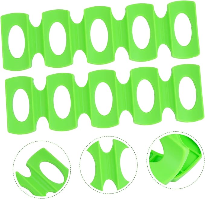 2pcs Silicone Beverage Storage Mats Slip Drink Holders for Beer Wine and Cans Lightweight Easy to Clean Stacking Pads for Refrigerator and Home Use