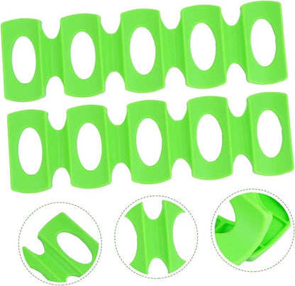2pcs Silicone Beverage Storage Mats Slip Drink Holders for Beer Wine and Cans Lightweight Easy to Clean Stacking Pads for Refrigerator and Home Use