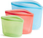 Stasher Silicone Reusable Storage Bags, 3-Pack, Reusable Freezer Bags, Microwave, Dishwasher, Oven Safe, Sous Vide, Premium Lunch Containers, Eco Friendly, Food Storage Bags, Snack Bags, Multicolor | Reusable Food Bags