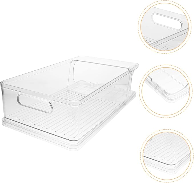 Cabilock Beverage Dispenser Stand Fridge Can Organizer Capacity Soda Can Holder for Kitchen Office