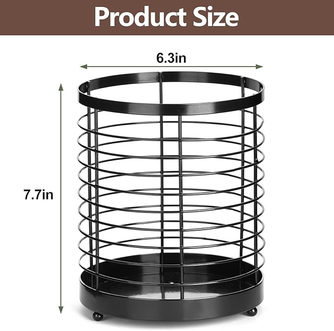 Coffee Pod Holder, Large Capacity K Cup Holder for Kitchen Countertop, Black Modern Basket Coffee Bar Station Espresso Pods Capsules Organizer