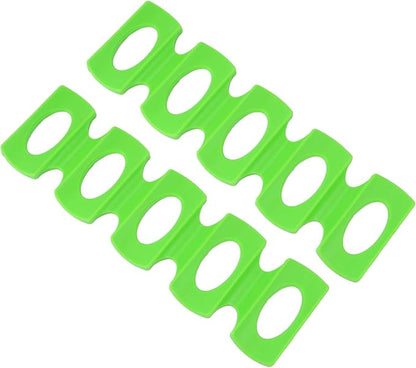 Luxshiny 2pcs Silicone Beverage Holders Stackable Can Rack for Beer Drinks Dishwasher Safe Stacking Mats for Fridge Countertop Organization Easy to Clean Silicone