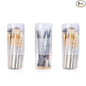 OCHEAL Makeup Brush Holders, 3 Pack of Makeup Brush Organizer Travel Case Retractable Plastic Travel Makeup Brushes Holder for Vanity Makeup Artist Brushes Storage Cup