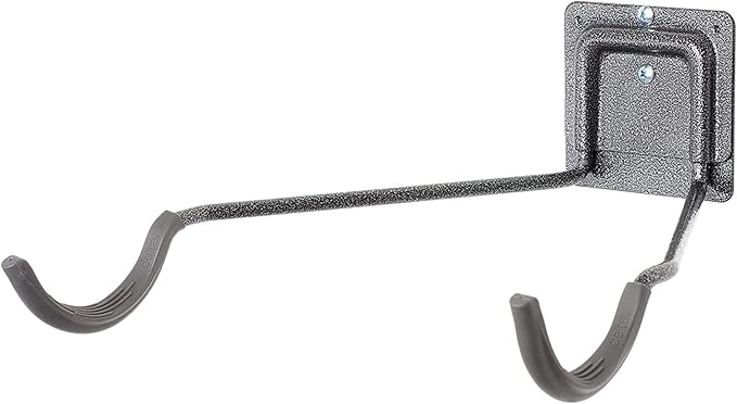 Delta Cycle 2 Bike Rack Garage - Foldable Bicycle Wall Mount Hanger with Storage Shelf Holds Up to 65 lbs