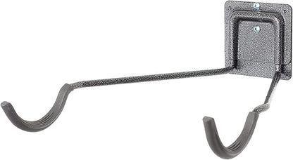 Delta Cycle 2 Bike Rack Garage - Foldable Bicycle Wall Mount Hanger with Storage Shelf Holds Up to 65 lbs