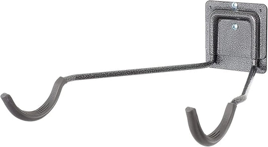 Delta Cycle 2 Bike Rack Garage - Foldable Bicycle Wall Mount Hanger with Storage Shelf Holds Up to 65 lbs