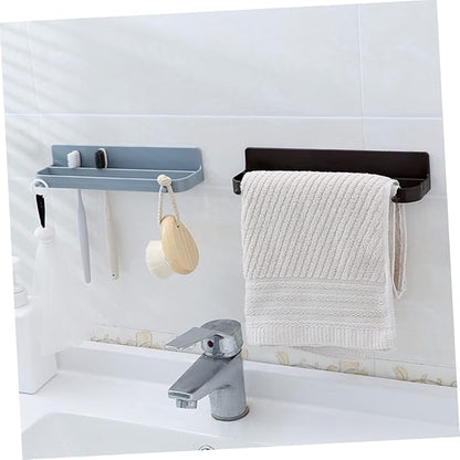 Ciieeo Wall-Mounted Shoes Rack Over The Door Organizer Sticky Hanging Strips for Slippers and Shoes Storage Random Color