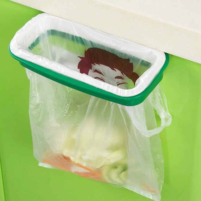 Bluelans® Kitchen Cabinet Door Trash Bag Holder Orgnaiser