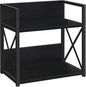 YINMIT Countertop Shelf Organizer,Coffee Bar Accessories,Spice Rack,Coffee Counter Shelf,2 Tier Coffee Organizer Station for Mugs,Cups,Cream,Syrup(Black, Medium)