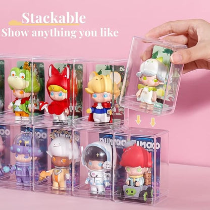 KissYou Acrylic Box Clear Box with Lid Transparent Square Cube Jewelry Storage Box Wedding Birthday Graduatio Party Decorations Boxes