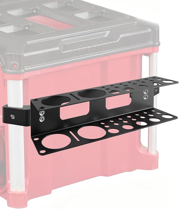 Screwdriver Holder Compatible with Milwaukee Packout Toolbox, Wrench Storage Rack Heavy Duty Mount Pliers Organizer, Durable Wrench Tool Organizer for Screwdrivers Pliers Drills Tools, 1 Pack
