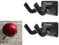 Helmet Hanger, Helmet Holder Hook, Helmet rack, Helmet Holder for Motorcycle , Hat Hanger Rack , Jacket Hanger - Guitar hook - Helmet Rack Wall Mount Display & Storage Rack - No Hat, Style B, 2-Pcs