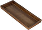 MAONAME Bathroom Vanity Tray, Rustic Long Narrow Tray, Rectangle Farmhouse Wood Trays, Countertop Organizer Trays for Candle, Perfume, 12.2" x 5"