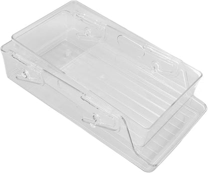 Automatic Rolling Beverage Soda Can Storage Organizer Double Layers Plastic Refrigerator Can Holder Dispenser Bin