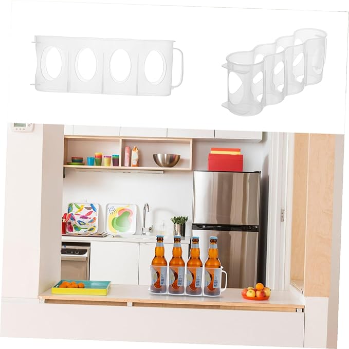 2pcs Soda Can Fridge Holders Fridge Can Dispenser for Pantry Beverage Organizer Beer Preservation Box