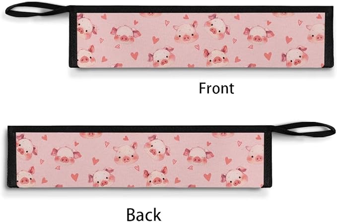 Portable Tableware Carrier Pouch Cutlery Bag Silverware Organizer Accessories for Travel Camp Party,Pig Pink