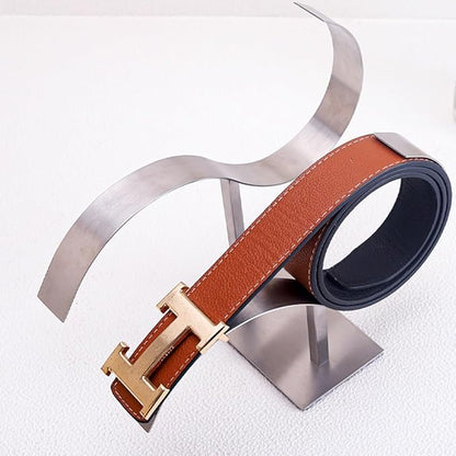 Stainless Steel Belt Display Stand Rack Belt Holder Organizer Belt Storage Organizer and Displayer for 2 Belts Retail Store Display or Home Use