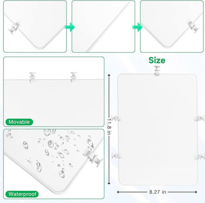 2PCS Divider Tray for Bogg Bag X Large - Divide Space and Organizer Bags - Beach Bag Accessories (White)