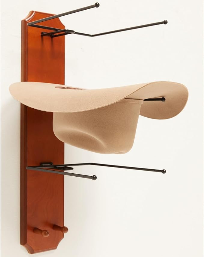Bb Ranch Unisex Ranch&Reg; Rolled Oak 3 Tiered Cowboy Hat Rack Light Brown One Size