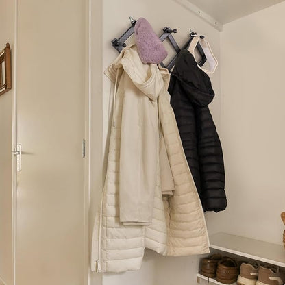 SCUNDA Expandable Hat Rack for Wall, Wall Hook for Coat/Mug/Baseball Cap, 2 Packs Hat Holder for Girls or Boys Room, Kids Room