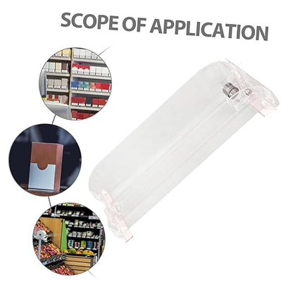 Gatuida Beverage Organizer for Fridge Adjustable Drink Pusher Rack Dispenser for Canned Beverages Slide Design for Easy Access and Visibility Freezer Pantry