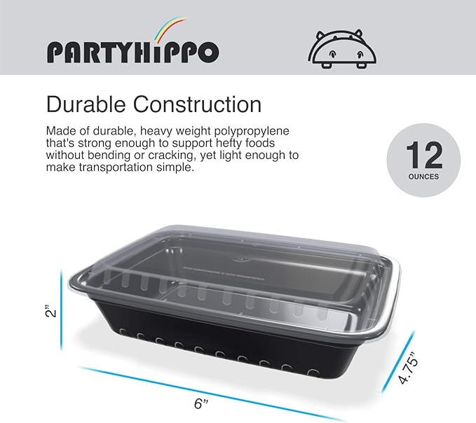 Small Meal Prep Containers Single Lids, 12 OZ [25-Pack] Food Storage Bento BPA Free | Stackable | Reusable Lunch Boxes, Microwave/Dishwasher, Freezer Safe,Portion Control (12 OZ 25 pack)