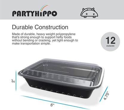 Small Meal Prep Containers Single Lids, 12 OZ [25-Pack] Food Storage Bento BPA Free | Stackable | Reusable Lunch Boxes, Microwave/Dishwasher, Freezer Safe,Portion Control (12 OZ 25 pack)