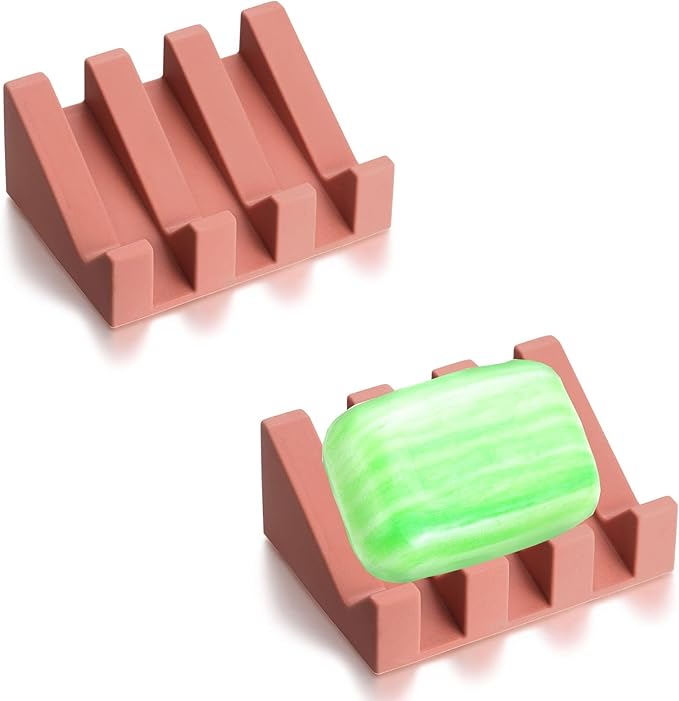 Soap Dish, Bar Soap Holder for Shower for Bathroom, Kitchen, Bathtub, Easy to Clean, Keep Soap Dry, Extend Soap Life