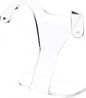 Plymor Clear Acrylic Divided Pair Hanging Earring Display Stand, 3" W x 1.5" D x 3" H