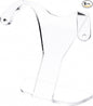 Plymor Clear Acrylic Divided Pair Hanging Earring Display Stand, 3" W x 1.5" D x 3" H (6 Pack)