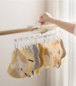 360 Rotating Hat Organizer Rack for Closet - Baseball Cap Holder With 10 Clips - Door Mounted Storage Solution - White